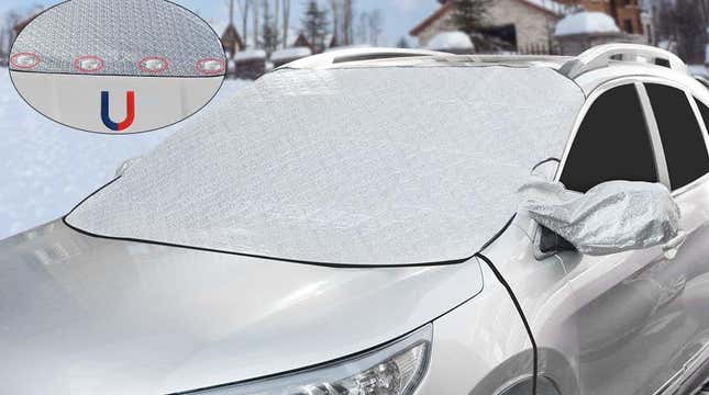 Car Windshield Snow Cover | $12 | Amazon| Promo code KQNBRKSG
