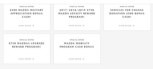 Image for article titled Mazda Is Offering a $1,500 Rebate to Trade Your Old Mazda 3 for a New One