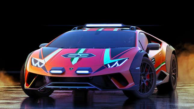 Image for article titled Everybody Shut Up and Bask in the Glory of this Real Lamborghini Huracan Safari Concept