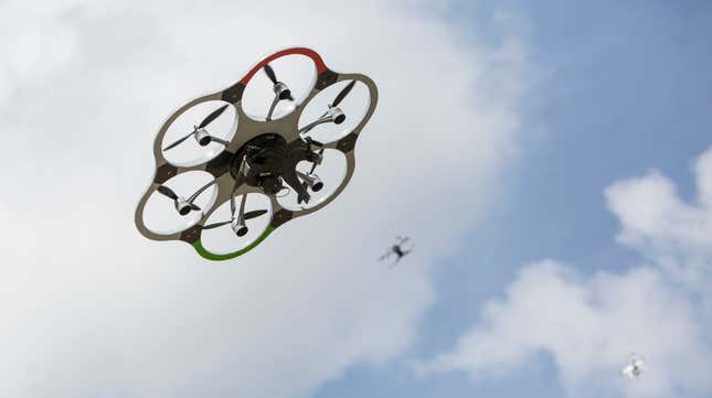 An example of a hexacopter drone.