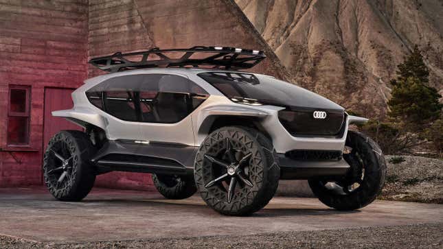 Image for article titled The Audi AI:TRAIL Quattro Concept Is The Sci-Fi Off-Roader Of Tomorrow