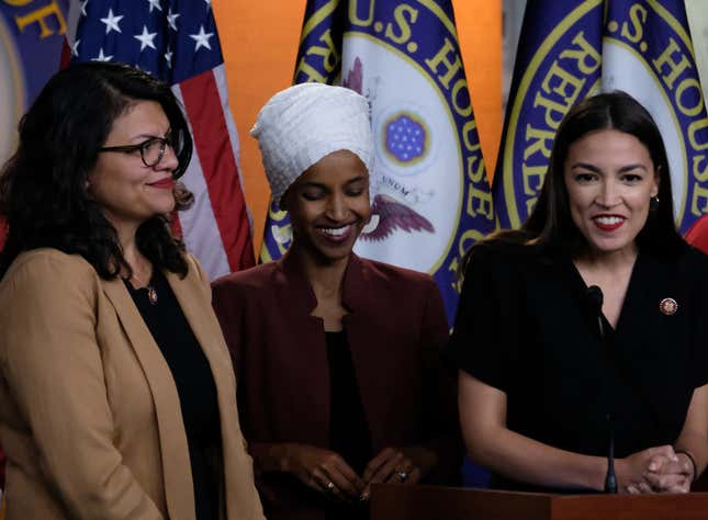 Image for article titled &#39;Bernie&#39;s Back&#39;: Alexandria Ocasio-Cortez, Ilhan Omar and Rashida Tlaib Plan to Endorse Bernie Sanders