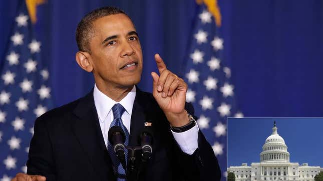 President Obama says peacekeeping efforts have failed and a military option in Congress may be the only option.

