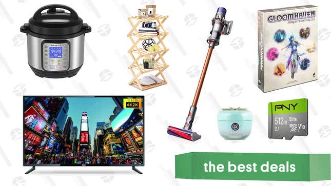 Image for article titled Monday&#39;s Best Deals: 55&quot; 4K TV, Gloomhaven: Forgotten Circles Expansion, an Instant Pot, and More