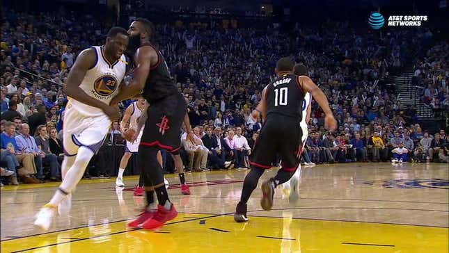Draymond Green Tries To Explain Foul Of James Harden: "He Pinched Me, So I Punched His Wrist"