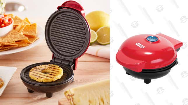 Dash Mini Maker Portable Grill and Panini Press (Red only) | $8 | Amazon