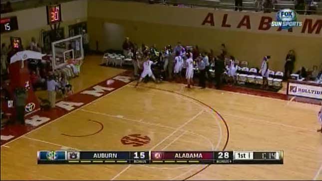Three Players Ejected After Punches Thrown In Auburn-Alabama Fight