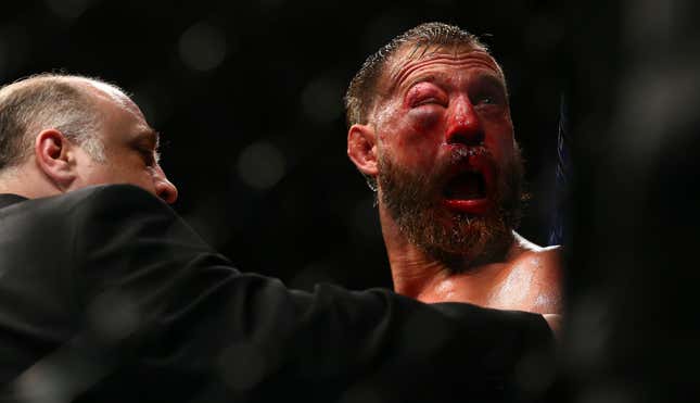 Image for article titled Donald Cerrone's Controversial Loss To Tony Ferguson Might've Ended Because He Blew His Nose At The Wrong Time