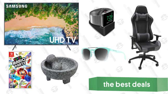 Image for article titled Friday&#39;s Best Deals: Samsung TVs, Super Mario Party, Apple Watches, Gaming Chair, and More