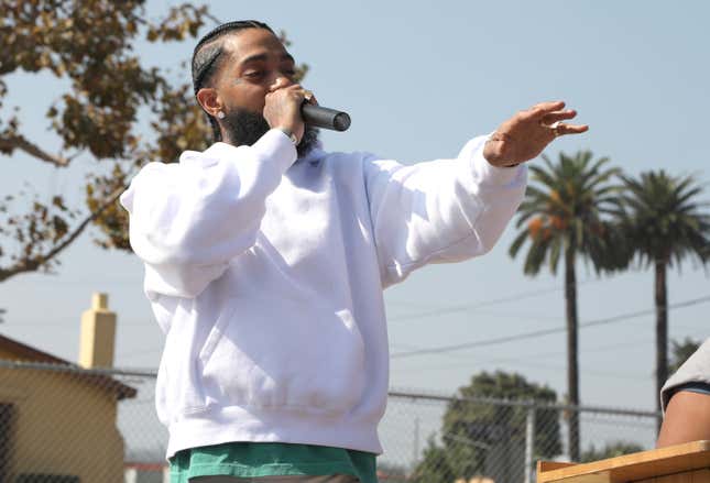 Image for article titled Nipsey Hussle to be Honored on House Floor Next Week by Rep. Karen Bass