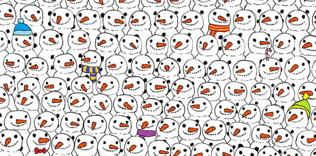 Image for article titled Wow, It&#39;s The Most Difficult &quot;Can You Find The Panda?&quot; Puzzle Yet