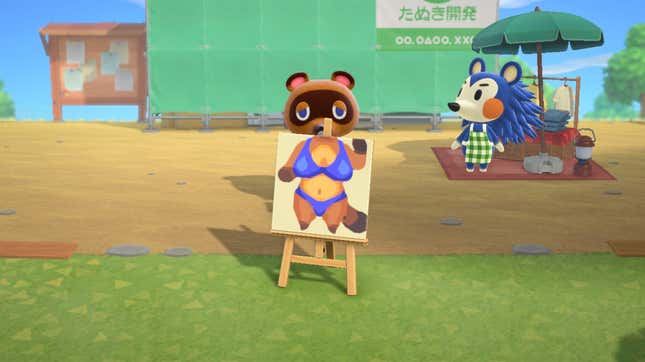 Image for article titled Some Players Are Adding Sexy Stuff To Animal Crossing: New Horizons