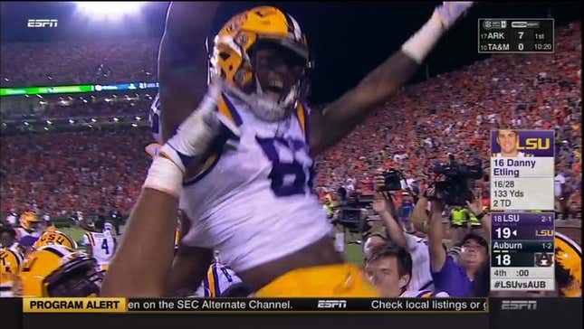 Auburn Stuns LSU After Game-Winning, Last-Second Touchdown Taken Off Scoreboard By Replay Officials