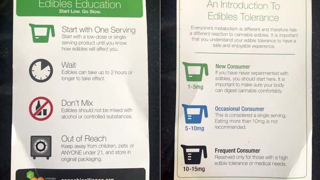 These were all over the conference, and should be handed out at college orientations