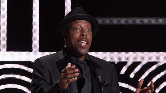 Arsenio Hall presents an award on stage during CMT Artists of the Year 2016 on October 19, 2016 in Nashville, Tennessee.