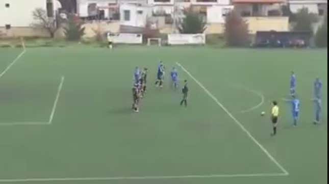 Outrageous Soccer Fight Features Head Kick, Brawl, Chase Scene