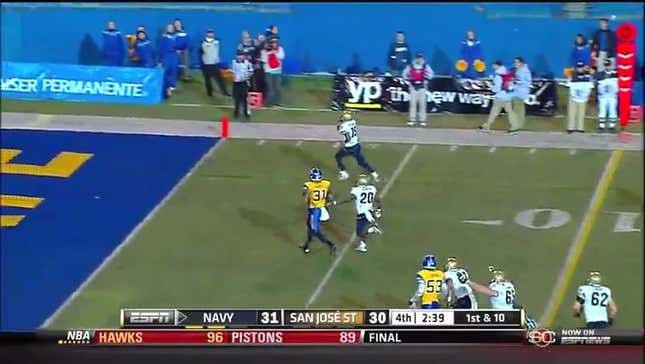 Navy Almost Lost Last Night Because They Scored Too Many Touchdowns
