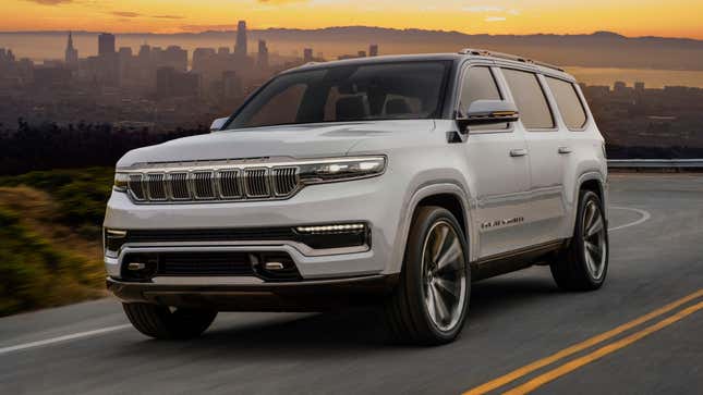 Image for article titled The New Jeep Grand Wagoneer Isn't Beautiful Enough For Its Name
