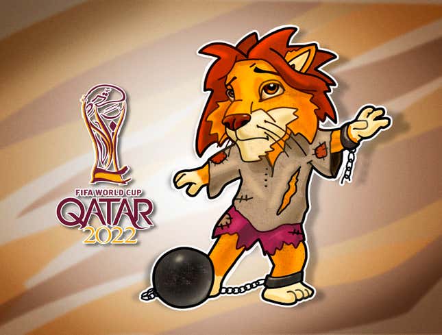 Image for article titled Qatar Unveils Indentured Mascot For 2022 World Cup