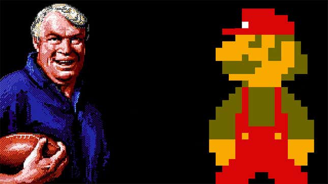 Image for article titled Boom! It&#39;s Super Mario Bros. With John Madden&#39;s Commentary