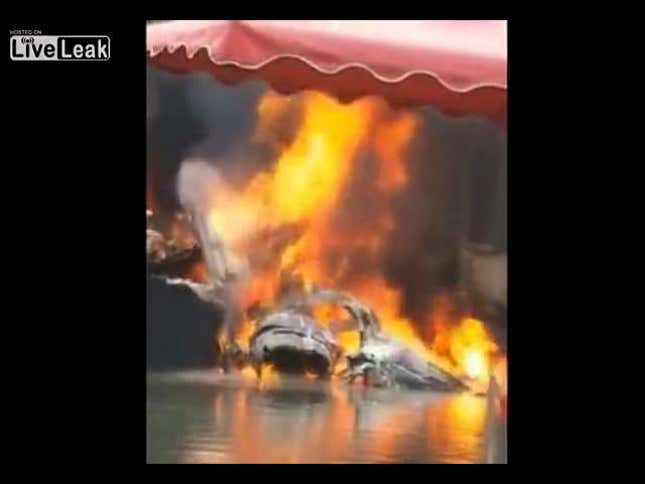 Chinese Fighter Jet Crashes In The Middle Of A Town