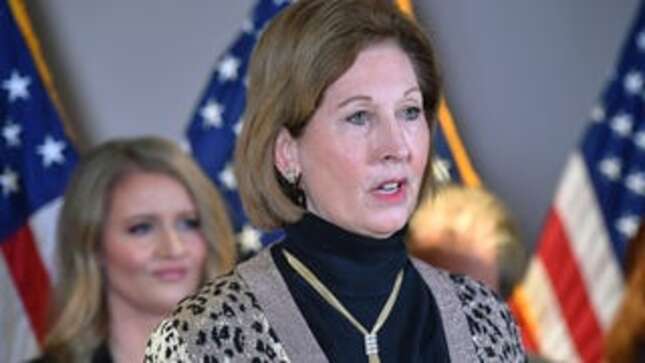 Image for article titled Sidney Powell Apparently Too Insane for Trump's Completely Insane Bid to Contest Election