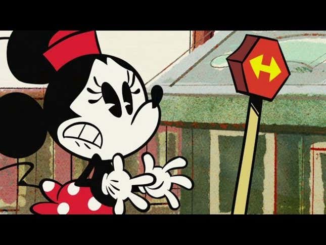 See Minnie Mouse Hulk Out In The Latest Mickey and Minnie Short