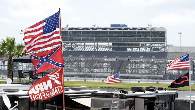 Image for article titled There Is No Place For Confederate Flags In NASCAR