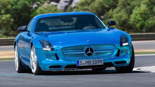 Image for article titled I Can&#39;t Get Over How Much The Mercedes-Benz SLS Electric Drive Cost