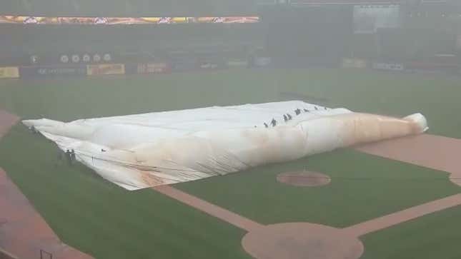 Mets Blow Game, Mets Grounds Crew Blows Rain Delay