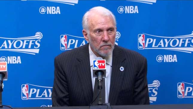 Gregg Popovich Just Maxine Water’d President Trump
