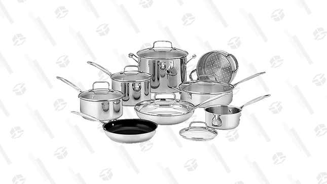 Cuisinart 11pc Multiclad Pro Stainless Steel Cookware | $159 | MorningSave