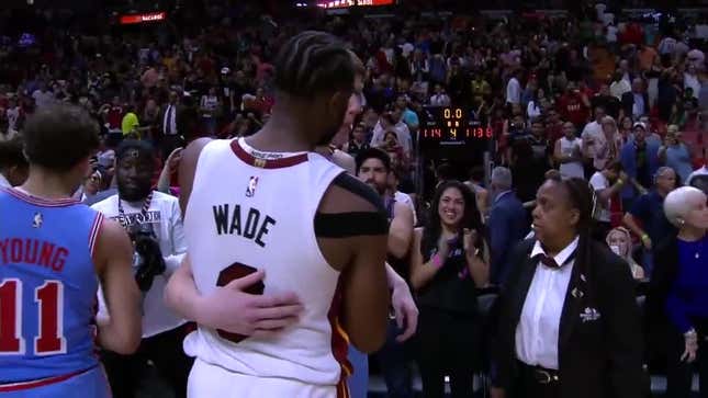 Dwyane Wade Sought Out A Rookie Who Idolized Him Growing Up To Swap Jerseys