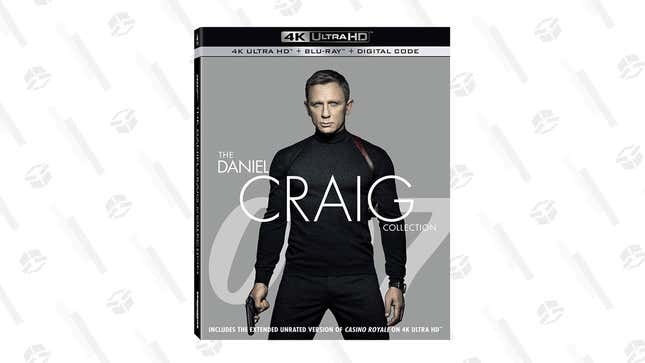 

007: The Daniel Craig Collection (4K Ultra HD Blu-Ray) | $43 | Amazon 