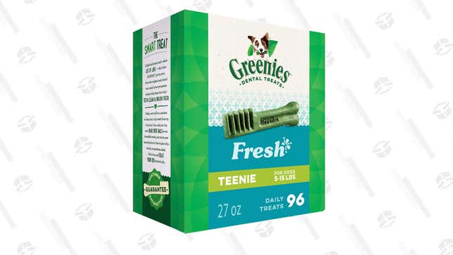 GREENIES TEENIE Natural Dog Dental Chews | $8 | Amazon | Clip 40% Subscribe &amp; Save coupon
