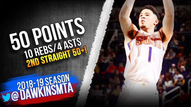 Devin Booker Goes For 50 Again, The Suns Still Lose, And Everything Is Right In The World<em></em>