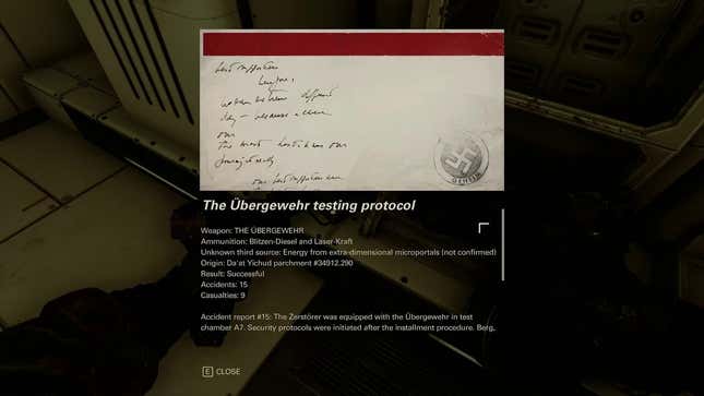 Another Hint That <i>Wolfenstein</i> And <i>Doom</i> Share The Same Universe<em></em>