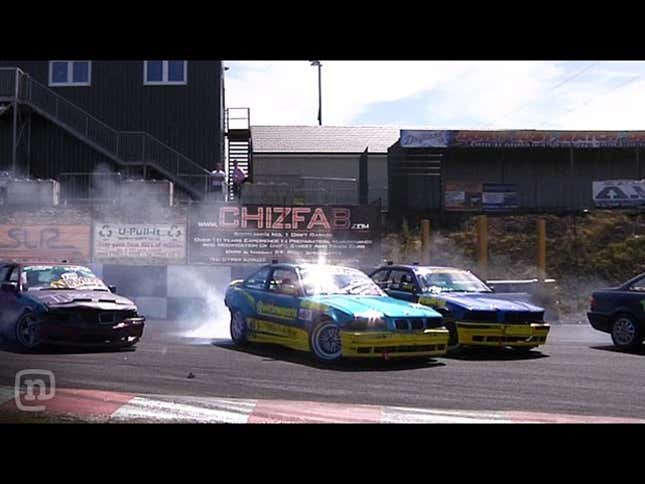 Drift Bashing More Beater BMWs Than You've Ever Seen