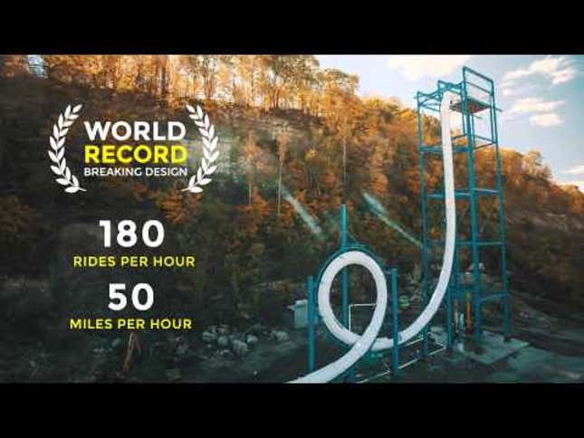 360-degree Waterslide Looks Like A Vomit Tube
