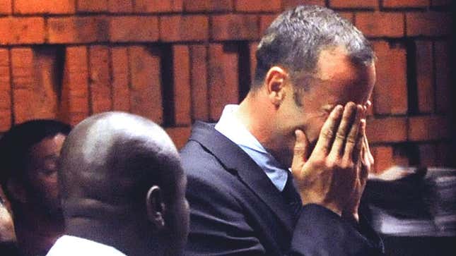 Image for article titled Oscar Pistorius Swears Bloody Cricket Bat From Different Murder