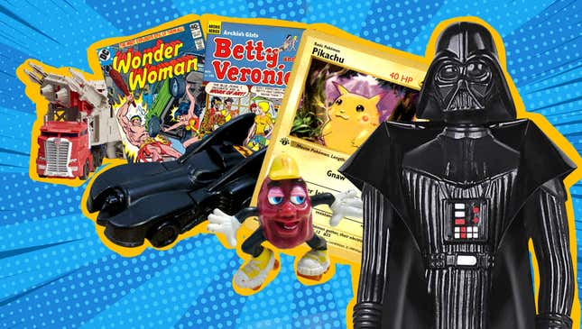 What was the first pop culture you collected as a kid?