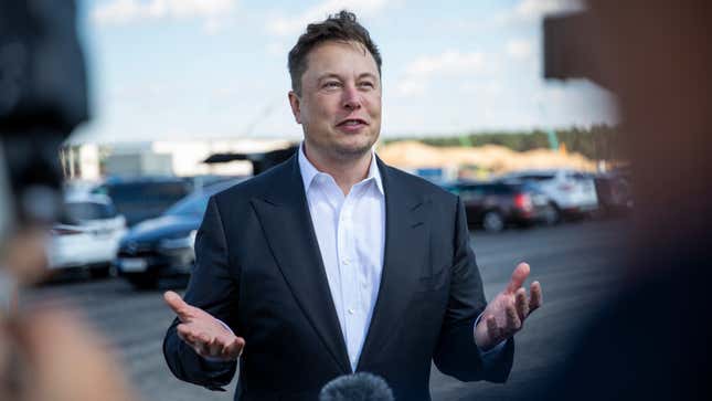 Image for article titled Elon Musk Is Open To Merging Tesla With A Rival