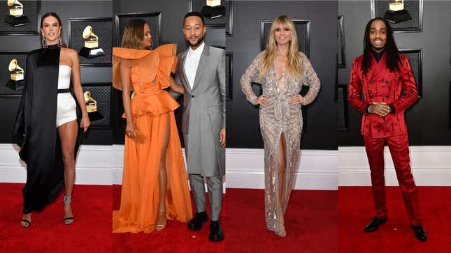 Image for article titled Drowning in Ruffles and Sequins On the 62nd Grammys Red Carpet