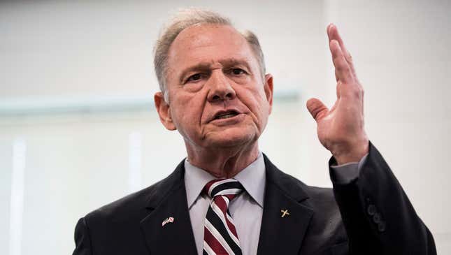 Image for article titled Roy Moore On Pedophilia Accusers: ‘These Women Are Only Discrediting Me Now Because Shifting Sociocultural Norms Have Created An Environment In Which Assault Allegations Are Taken Seriously’