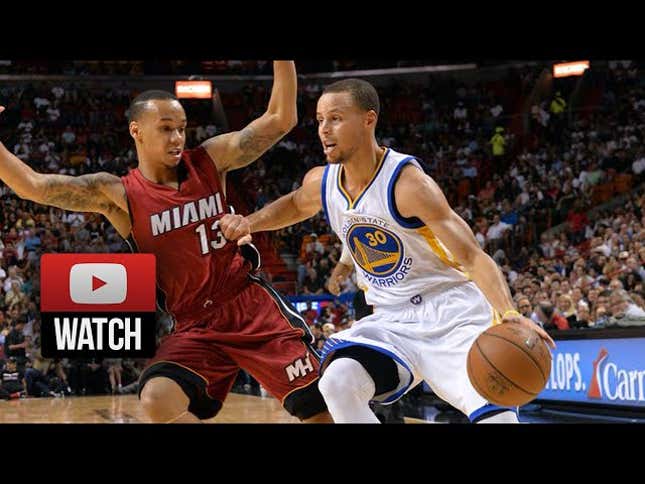 Steph Curry Goes Bananas, Drops 40 Points On The Heat