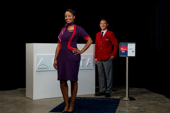 Image for article titled Delta's New Uniforms Are Giving Attendants 'Skin Lesions, Fatigue, Migraines, Hair Loss': Report