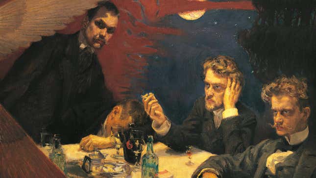 Symposium, Akseli Gallen-Kalella, 1894