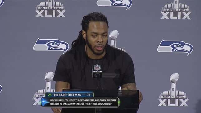 Richard Sherman And Michael Bennett Savage The NCAA "Scam"
