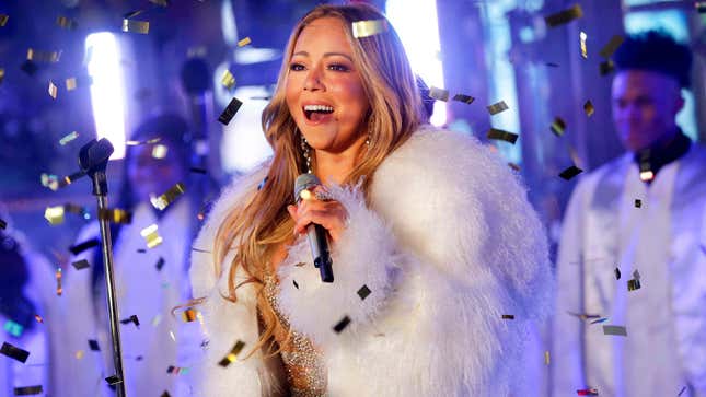 Image for article titled Joy to the World, Mariah Carey Hits No. 1 With 'All I Want for Christmas Is You'