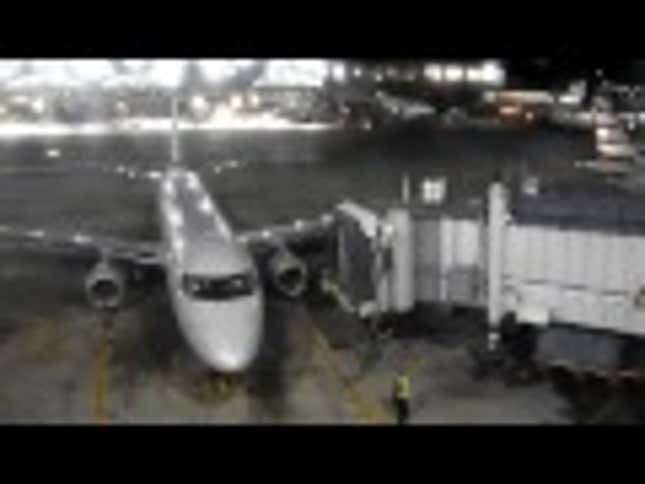 Watch This Jet Suck A Safety Pylon Into Its Engine